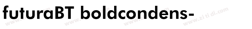 futuraBT boldcondens字体转换
